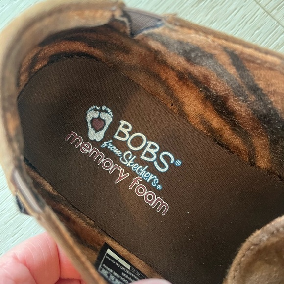 Bobs Skipper Skechers Sandbar Social Brown Sz 9 1/2 Slip-On Comfort Memory Foam - Picture 6 of 9